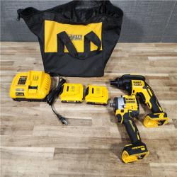 HOUSTON LOCATION - AS - IS DEWALT 2 TOOL COMBO KIT W/ (2) BATTERY & CHARGER