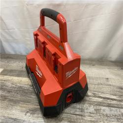 AS-IS Milwaukee 18-Volt Lithium-Ion Battery Pack (2) 5.0Ah and High Output Battery Pack (2) 6.0Ah with PACKOUT 6-Port Rapid Charger
