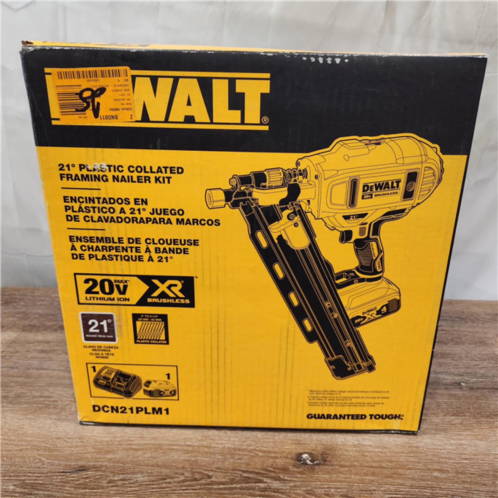 NEW! DeWalt 20V MAX Collated Cordless Framing Nailer (Tool included battery & charge)