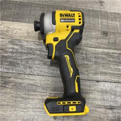 AS-IS DEWALT Atomic 20V Max Lithium-Ion Brushless Cordless Compact 1/4 in. Impact Driver Kit