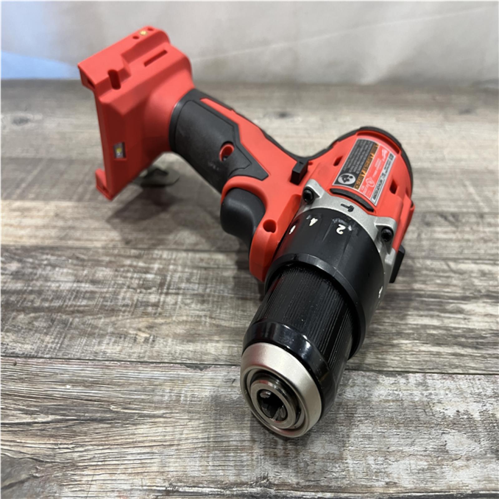 AS-IS Milwaukee 18V Lithium-Ion Brushless Cordless 1/2 in. Compact Hammer Drill/Driver (Tool-Only)