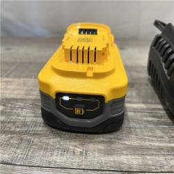 AS-IS DEWALT 20V MAX XR POWERSTACK Lithium-Ion Battery Starter Kit with 5.0Ah Battery and Charger