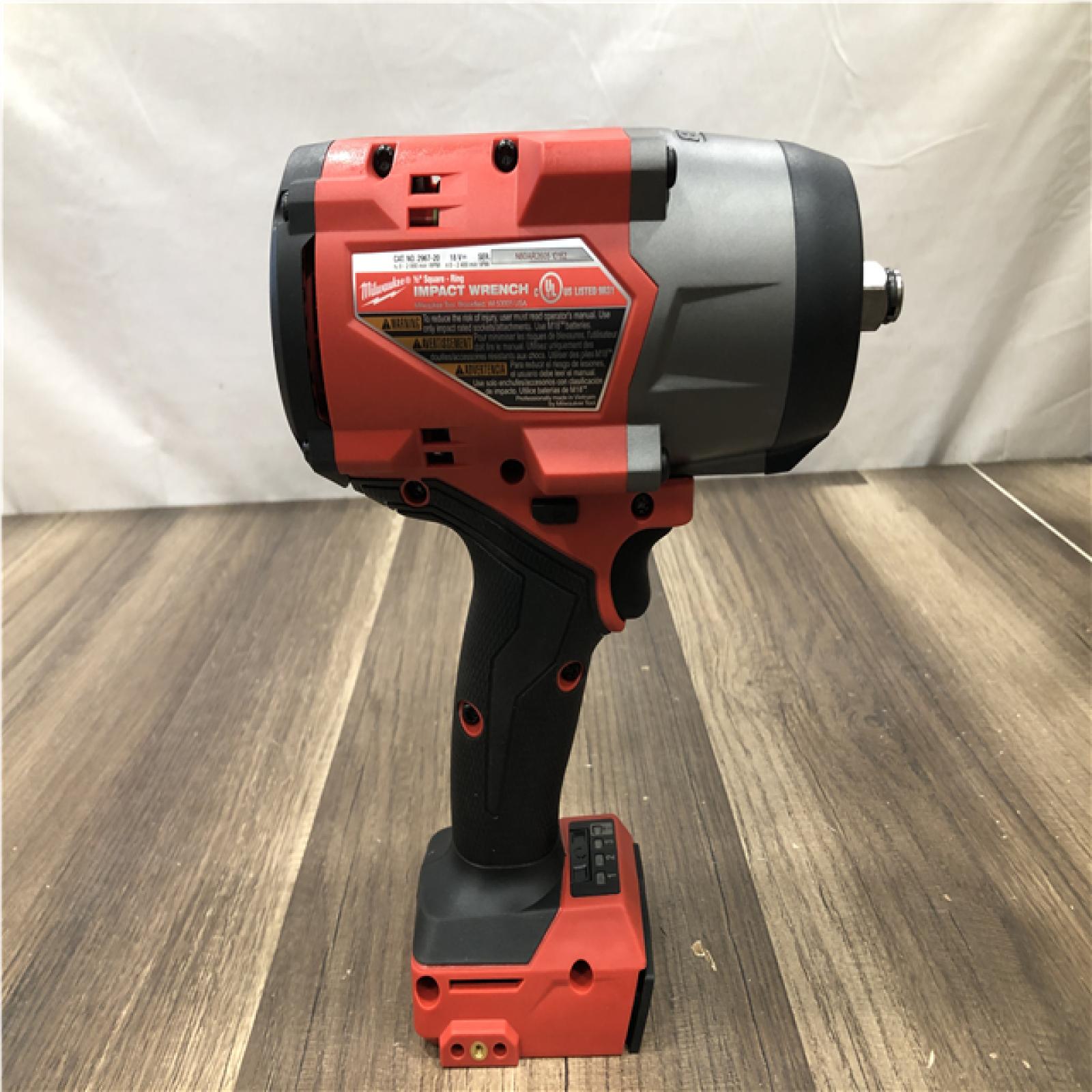 AS-IS Milwaukee FUEL 18V Lithium-Ion Brushless Cordless 1/2 in. Impact Wrench with Friction Ring (Tool-Only)