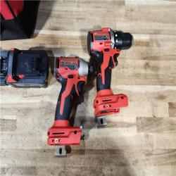 HOUSTON LOCATION - AS - IS Milwaukee 18-Volt Lithium-Ion Brushless Cordless Compact Hammer Drill/Impact Combo Kit