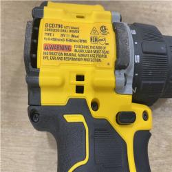 AS-IS DEWALT Atomic 20V Lithium-Ion Cordless Compact 1/2 in. Drill/Driver Kit