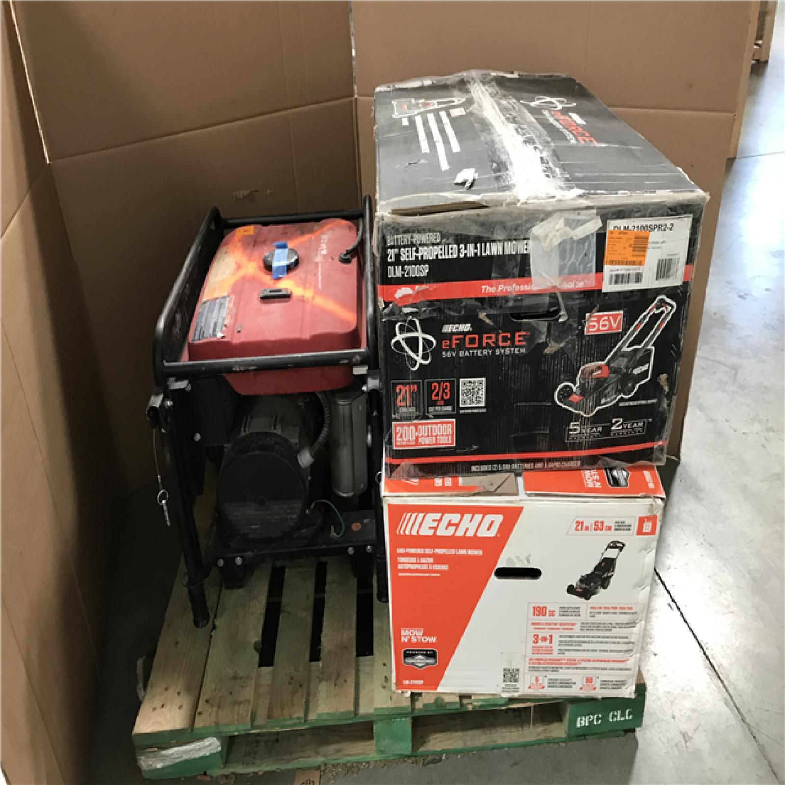 CALIFORNIA AS-IS OUTDOOR POWER EQUIPMENT