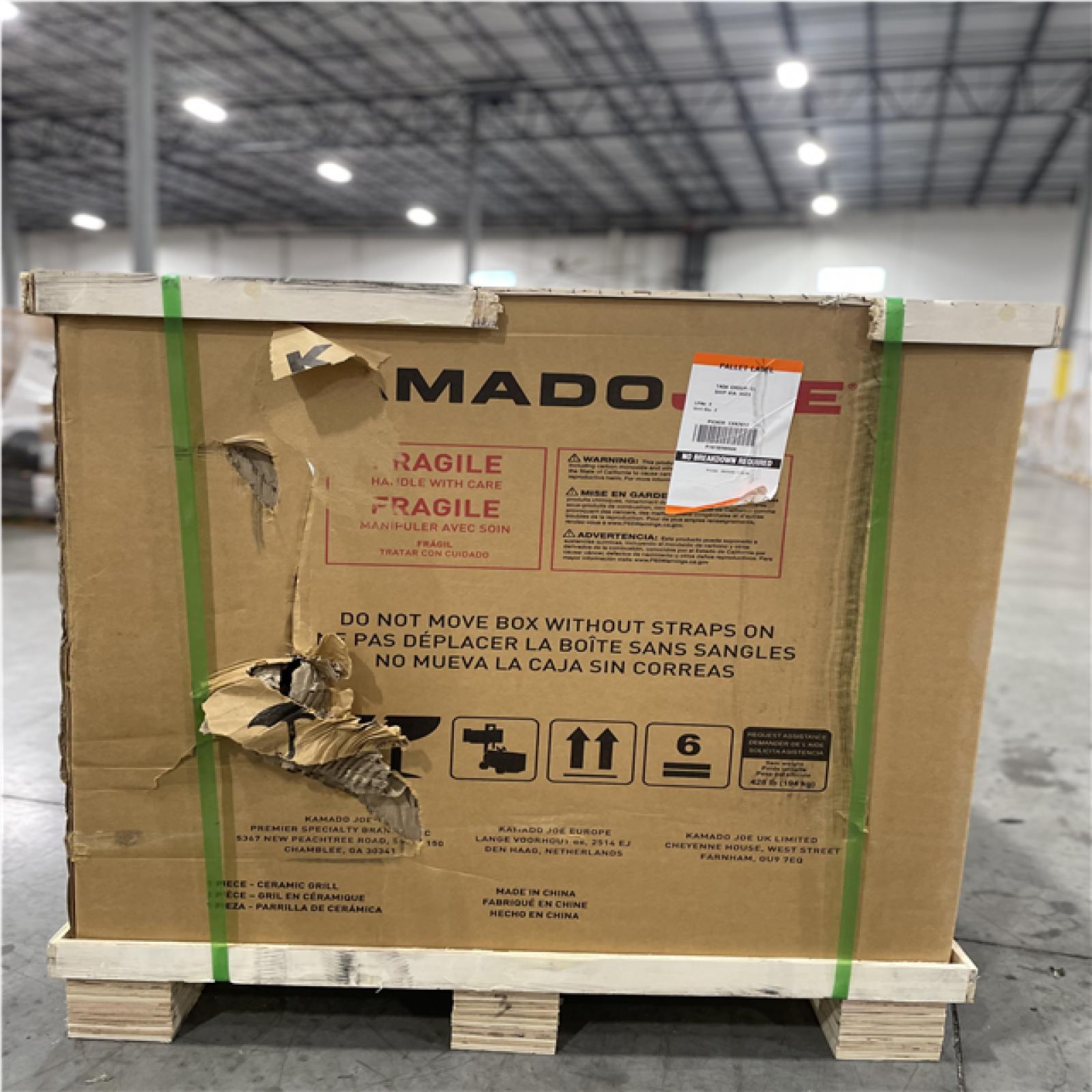 DALLAS LOCATION- KAMADO JOE Big Joe I 24 in. Charcoal Grill in Red