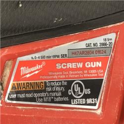 AS-IS Milwaukee FUEL 18V Lithium-Ion Brushless Cordless Drywall Screw Gun (Tool-Only)