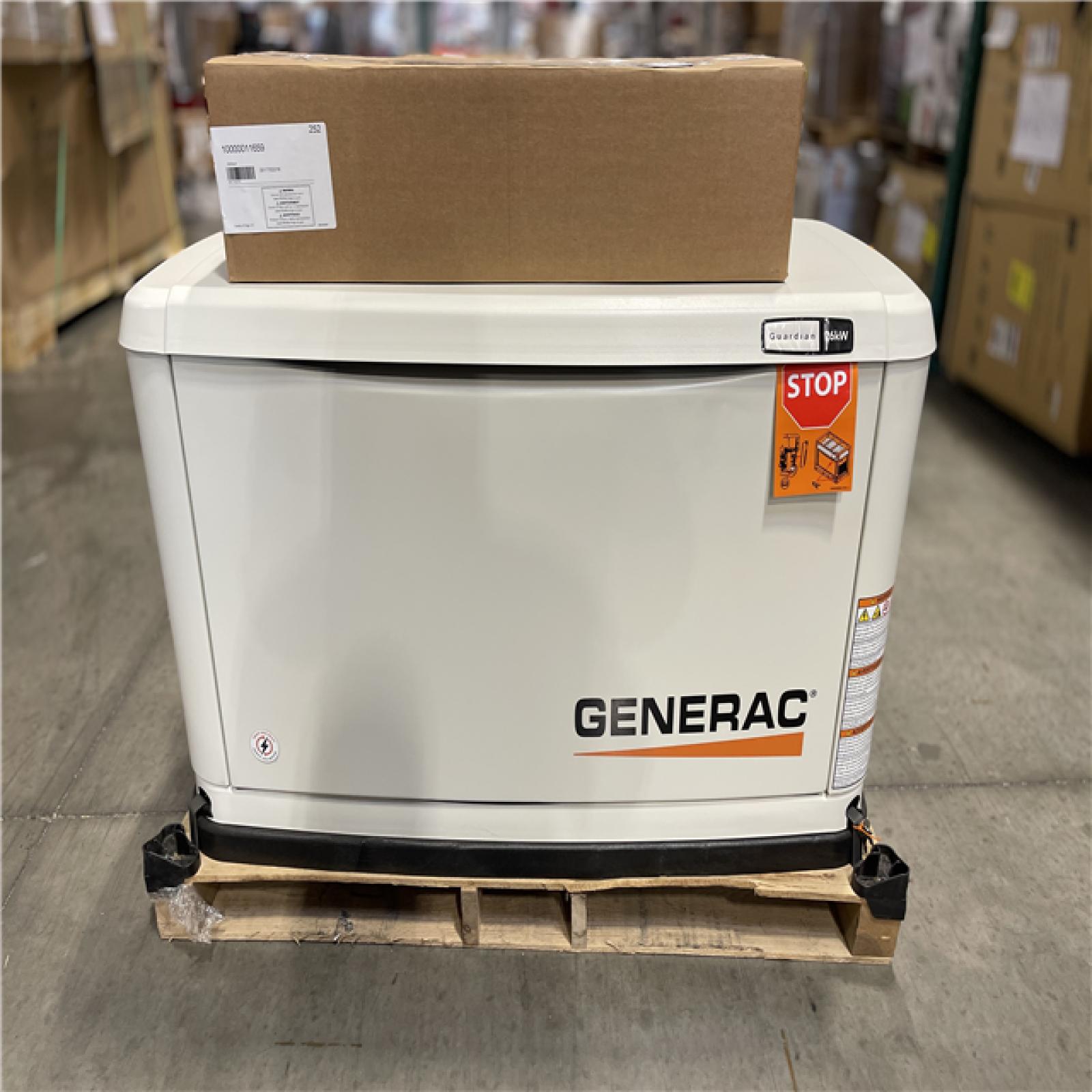 DALLAS LOCATION - AS-IS Generac 26 000 Watt - Dual Fuel Air- Cooled Whole House Home Standby Generator