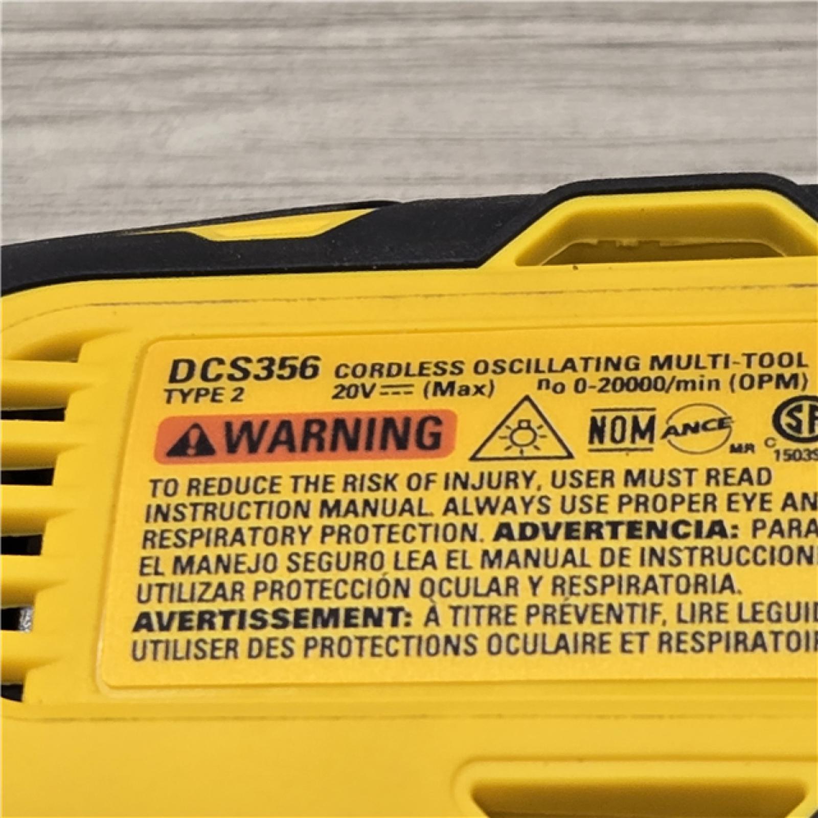 AS-IS DEWALT Cordless 3-Speed Oscillating Multi Tool Kit