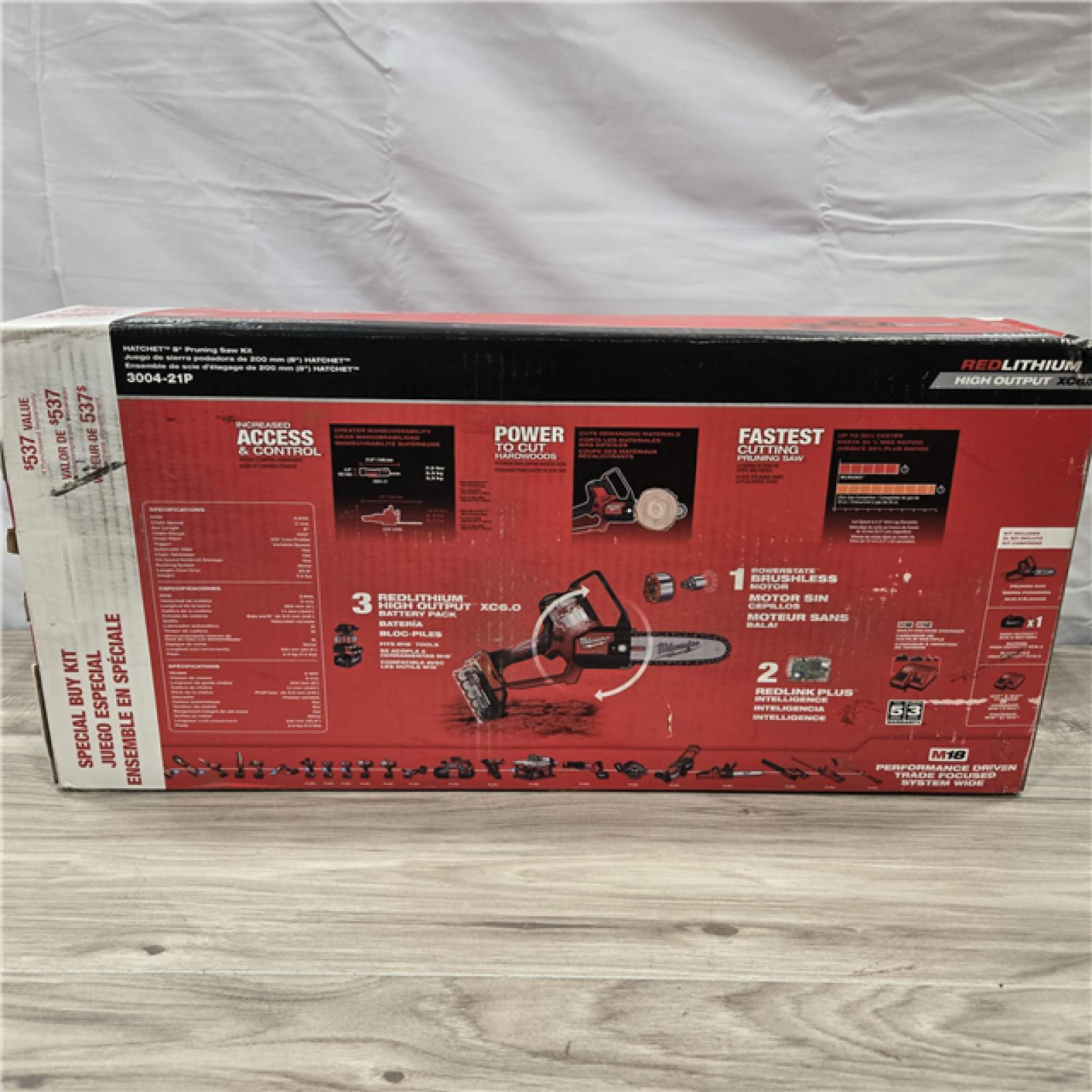 NEW! - Milwaukee M18 FUEL 18V Lithium-Ion Brushless HATCHET Pruning Saw Kit