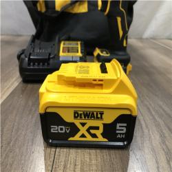 AS-IS DEWALT 20V MAX Lithium-Ion Cordless 1/2 in. Impact Wrench Kit