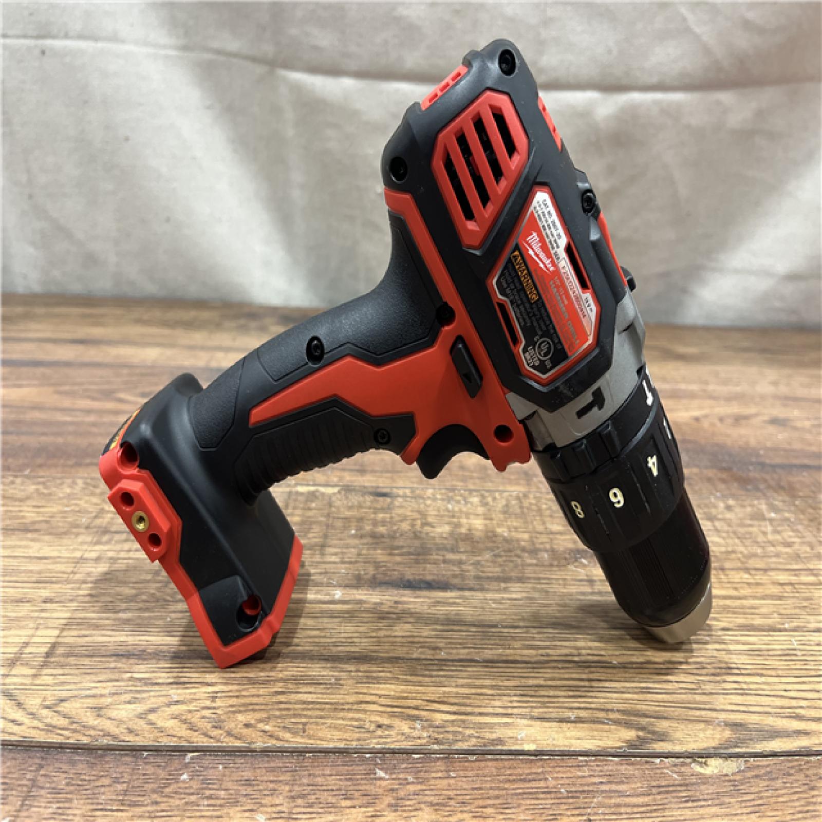 AS-IS MILWAUKEE M18 18V Lithium-Ion Cordless Combo Tool Kit with Two 3.0Ah Batteries, 1-Charger, 1-Tool Bag (4-Tool)