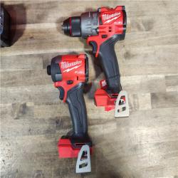 HOUSTON LOCATION - AS-IS (APPEARS LIKE NEW) MILWAUKEE FUEL 18V Lithium-Ion Brushless Cordless Hammer Drill and Impact Driver Combo Kit (2-Tool) with 2 Batteries
