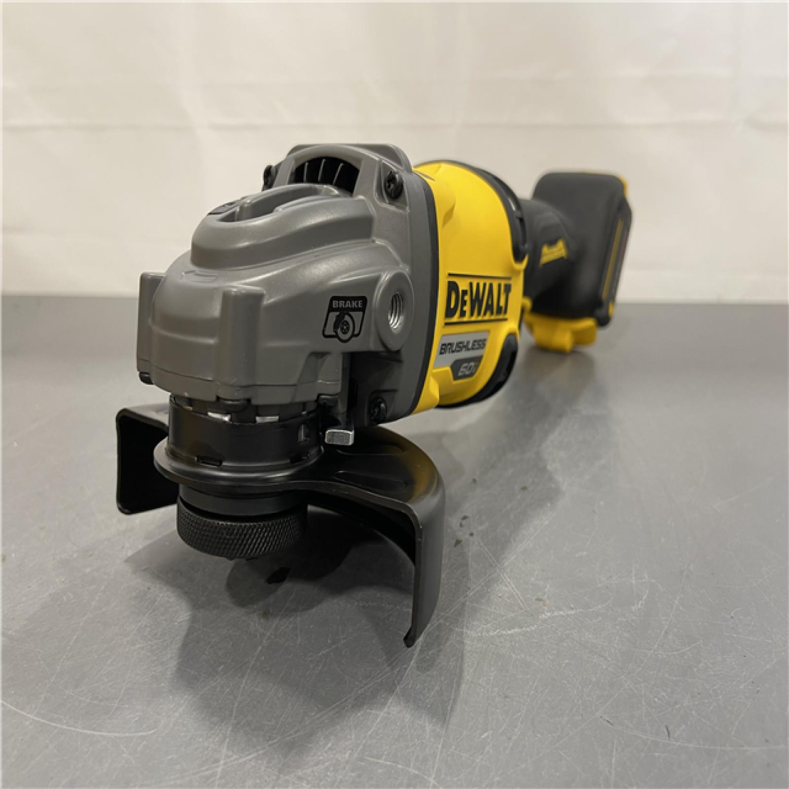 AS-IS - DEWALT 60V MAX Cordless Brushless 4.5 in. to 6 in. Small Angle Grinder with Kickback Brake