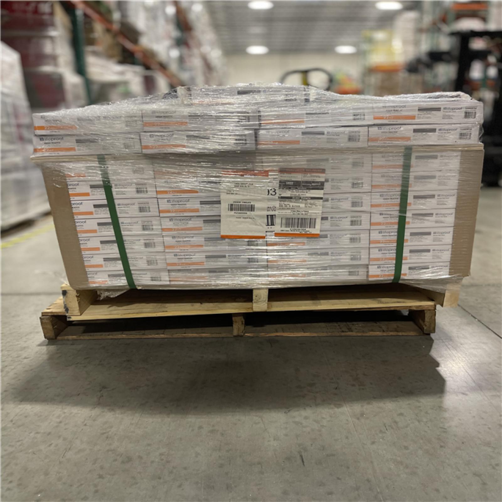 DALLAS LOCATION - Lifeproof Brooks Oak 22 MIL x 8.7 in. W x 48 in. L Click Lock Waterproof Luxury Vinyl Plank Flooring (20.1 sqft/case) PALLET-(37 CASES)