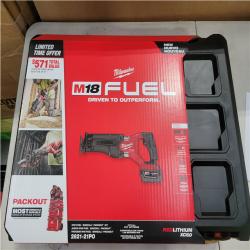 CALIFORNIA AS-IS MILWAUKEE M18 FUEL SAWZALL PACKOUT KIT