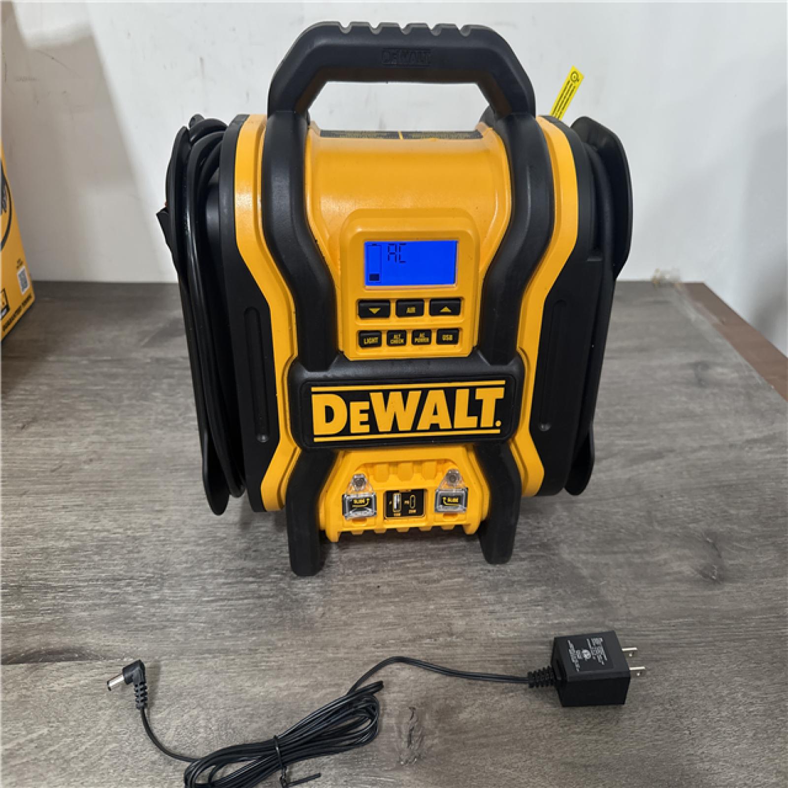 CALIFORNIA LIKE NEW DEWALT PORTABLE JUMP STARTER