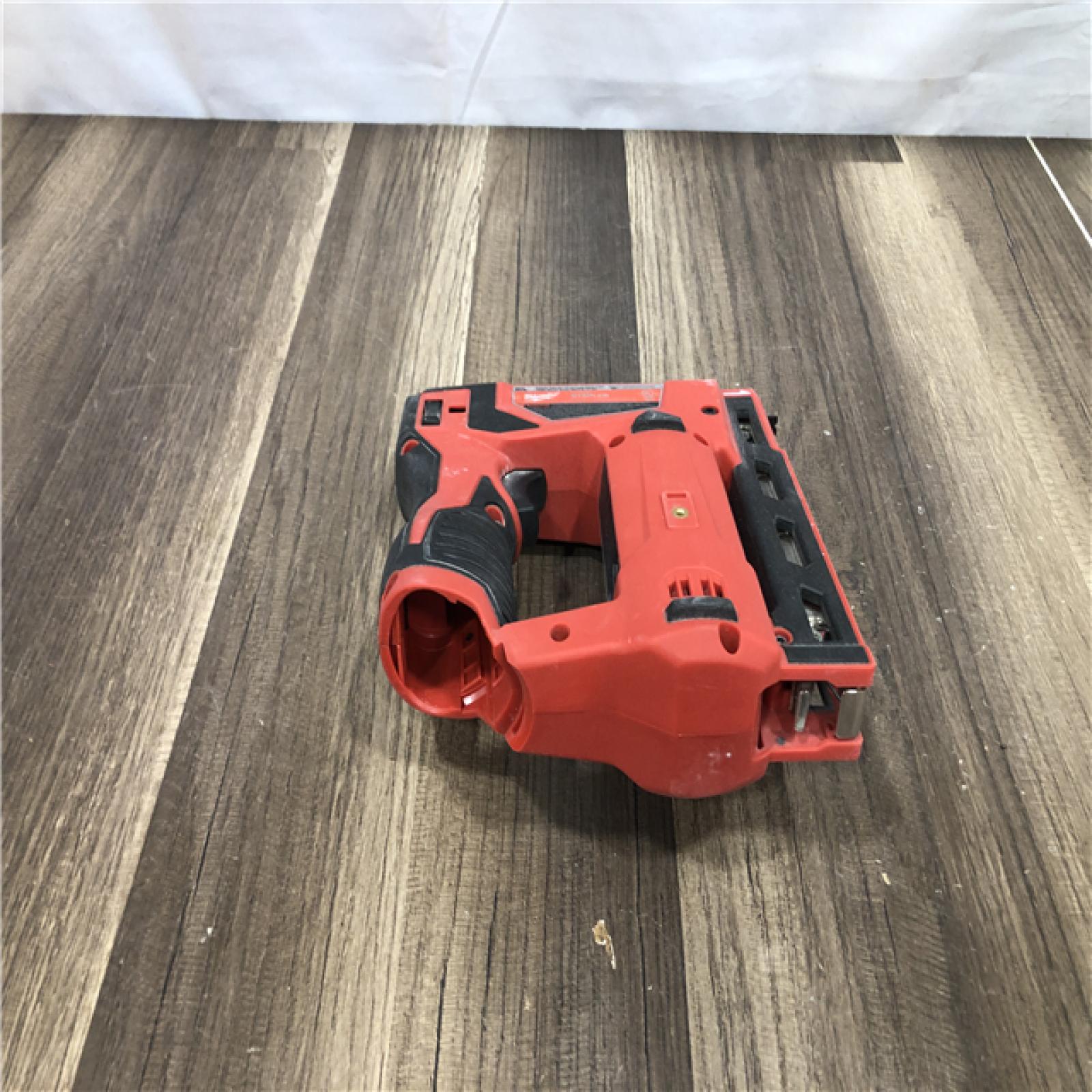 AS-IS Milwaukee 12-Volt Lithium-Ion Cordless 3/8 in. Crown Stapler (Tool-Only)