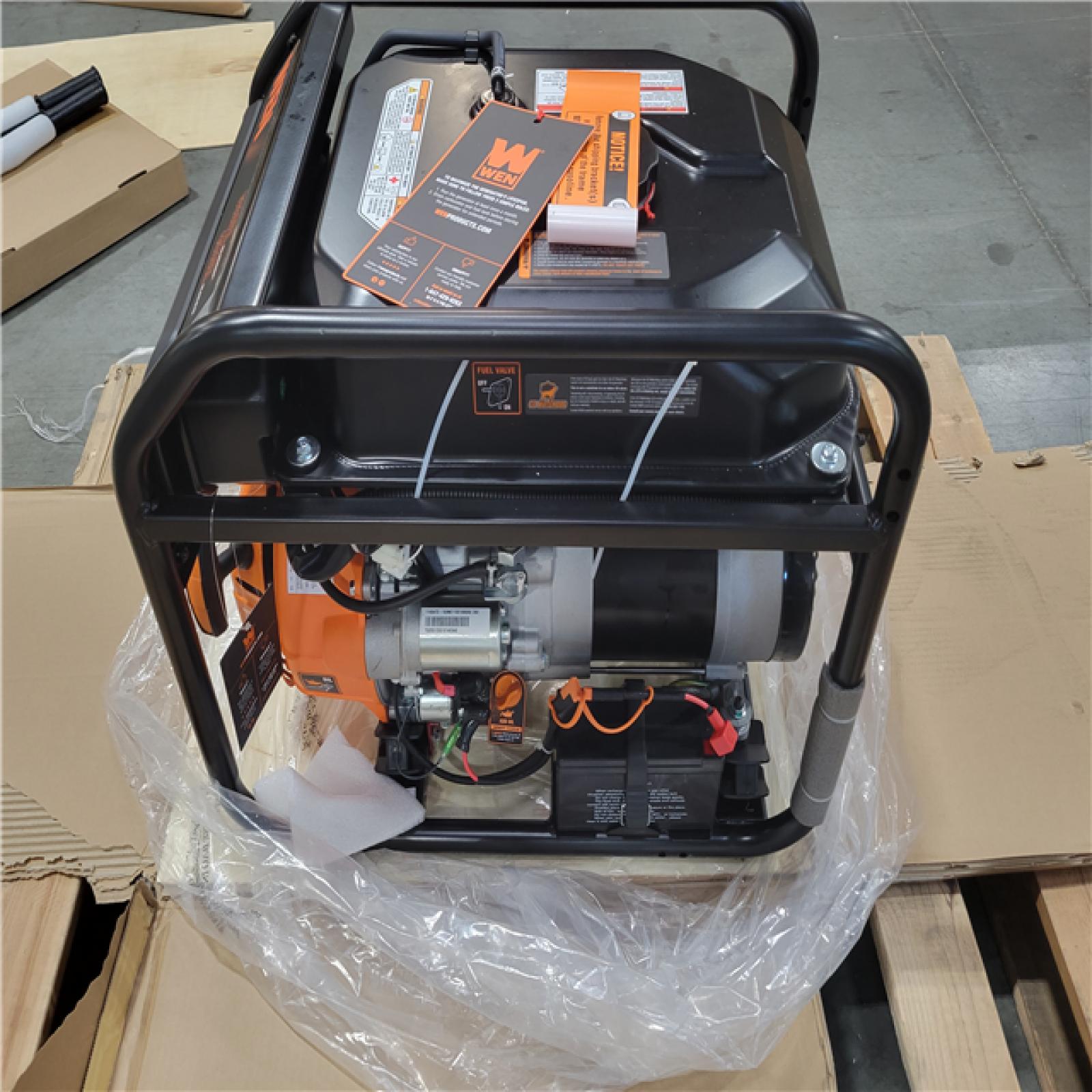 CALIFORNIA AS-IS NEW WEN 5600 ELECTRIC START PORTABLE GENERATOR