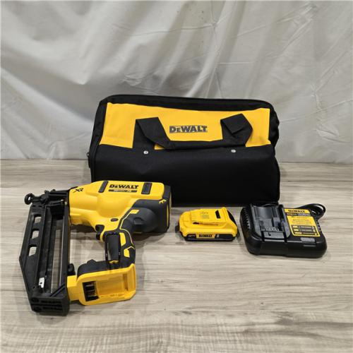 AS-IS DeWalt 20V 16 Gauge Cordless Angled Finish Nailer Kit