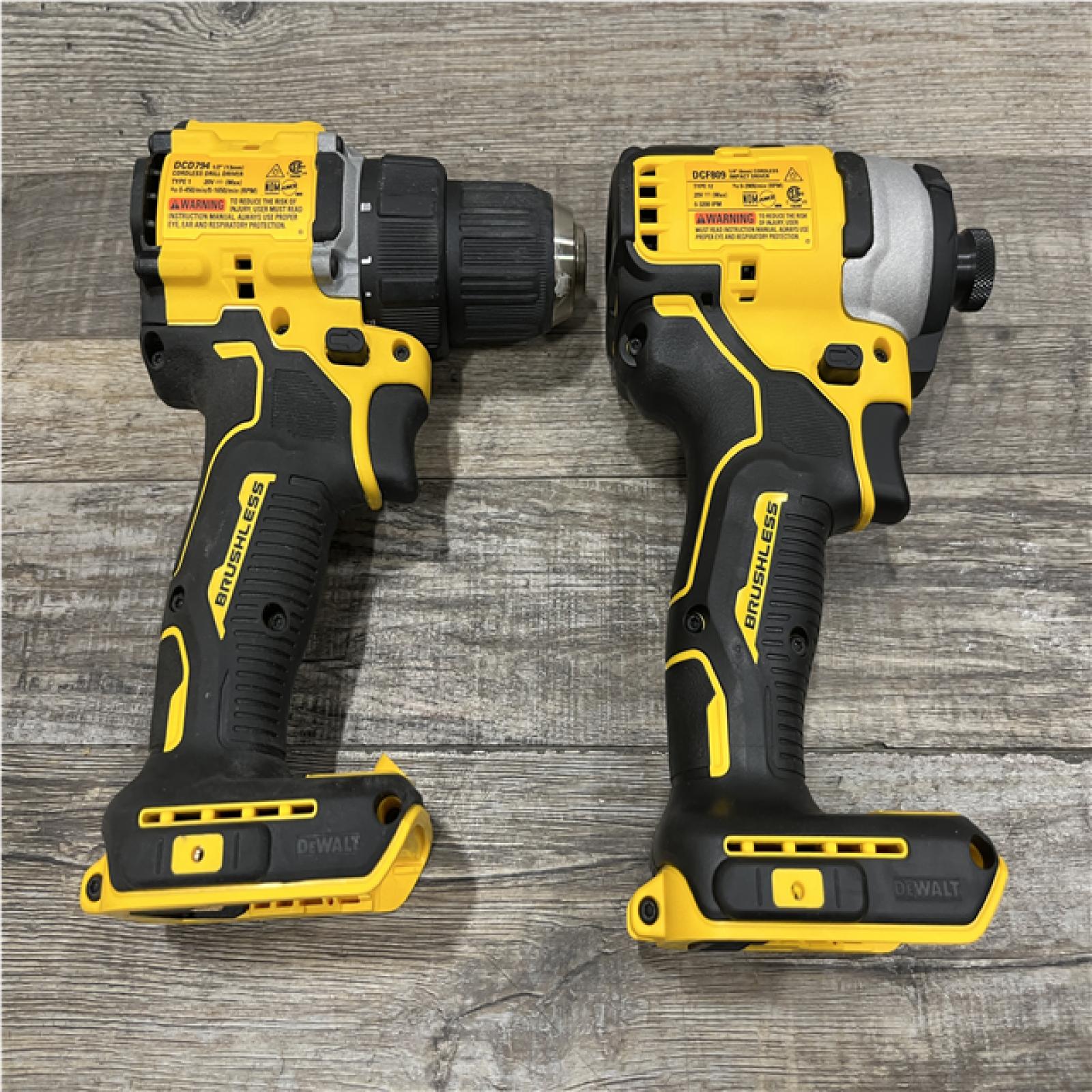 AS-IS DEWALT ATOMIC 20-Volt MAX Lithium-Ion Cordless Combo Kit