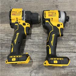 AS-IS DEWALT ATOMIC 20-Volt MAX Lithium-Ion Cordless Combo Kit