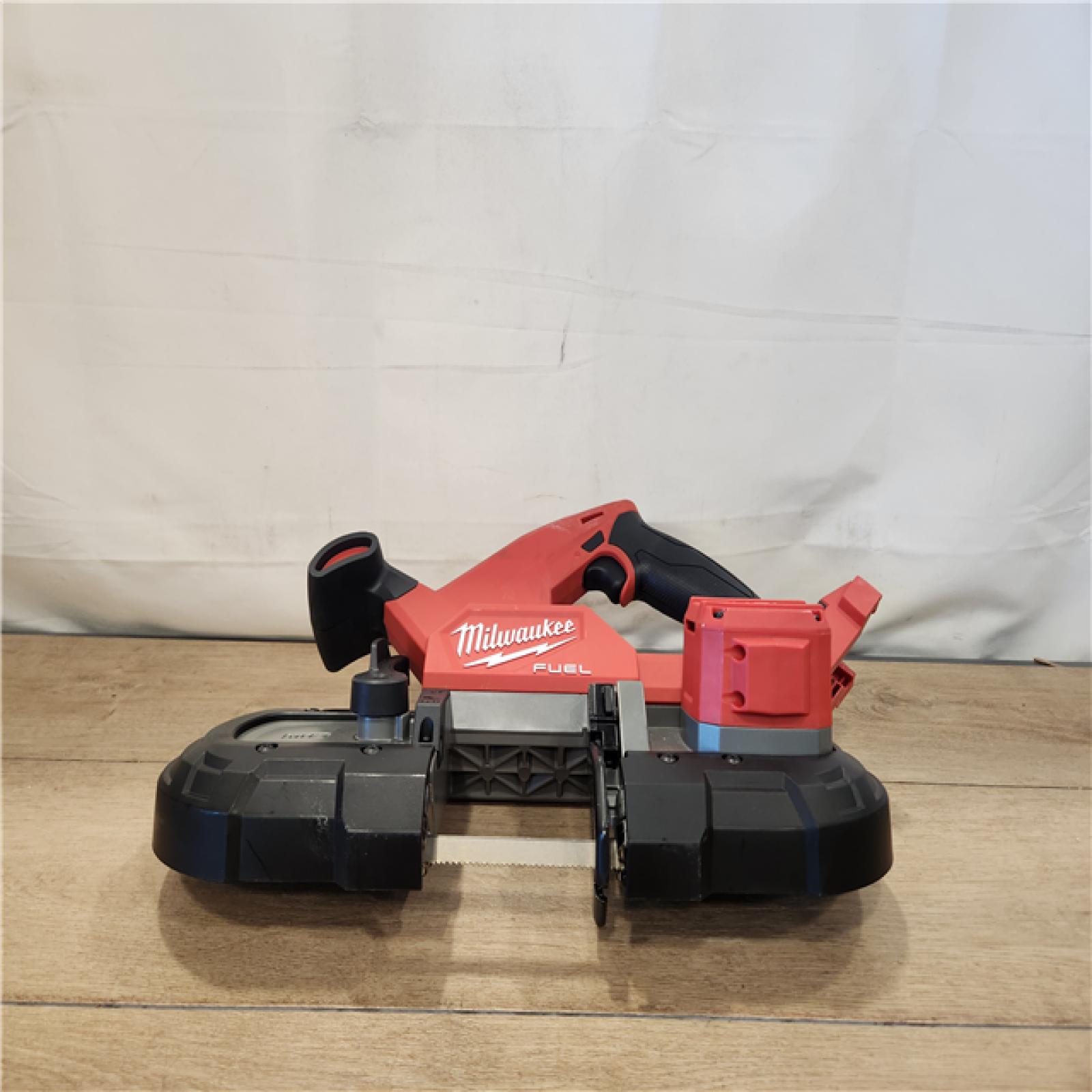 AS-IS- Milwaukee FUEL 18V Lithium-Ion Brushless Cordless Compact Bandsaw (Tool-Only)