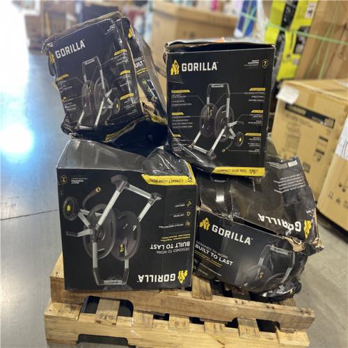 DALLAS LOCATION - Gorilla 175 ft. Aluminum Zero Rust Mobile Hose Reel (6 UNITS)