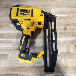 HOUSTON LOCATION - AS-IS DEWALT 20V MAX XR 16-Gauge Lithium-Ion Cordless Finish Nailer (Tool Only)