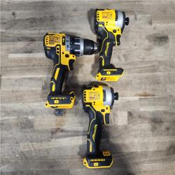 HOUSTON LOCATION - AS-IS DEWALT 3 TOOL COMBO KIT W/ (2) BATTERY & CHARGER
