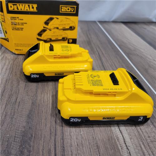 AS-IS DeWalt DCB230-2 20V Max 3.0Ah Compact Battery 2-Pack