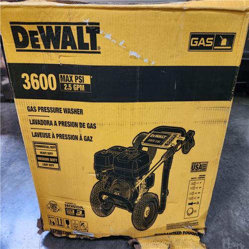 Phoenix AS-IS DEWALT 3600 PSI 2.5 GPM Cold Water Gas Professional Pressure Washer with HONDA GX200 Engine