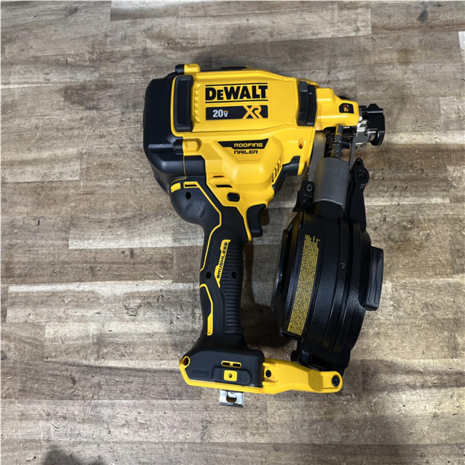 Houston Location AS-IS DEWALT 20V MAX 15-Degree Electric Cordless Roofing Nailer (Tool Only)
