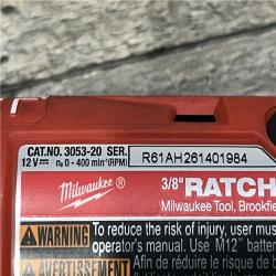 AS-IS Milwaukee FUEL 12V Lithium-Ion Compact 3/8 in. Cordless Ratchet (Tool-Only)