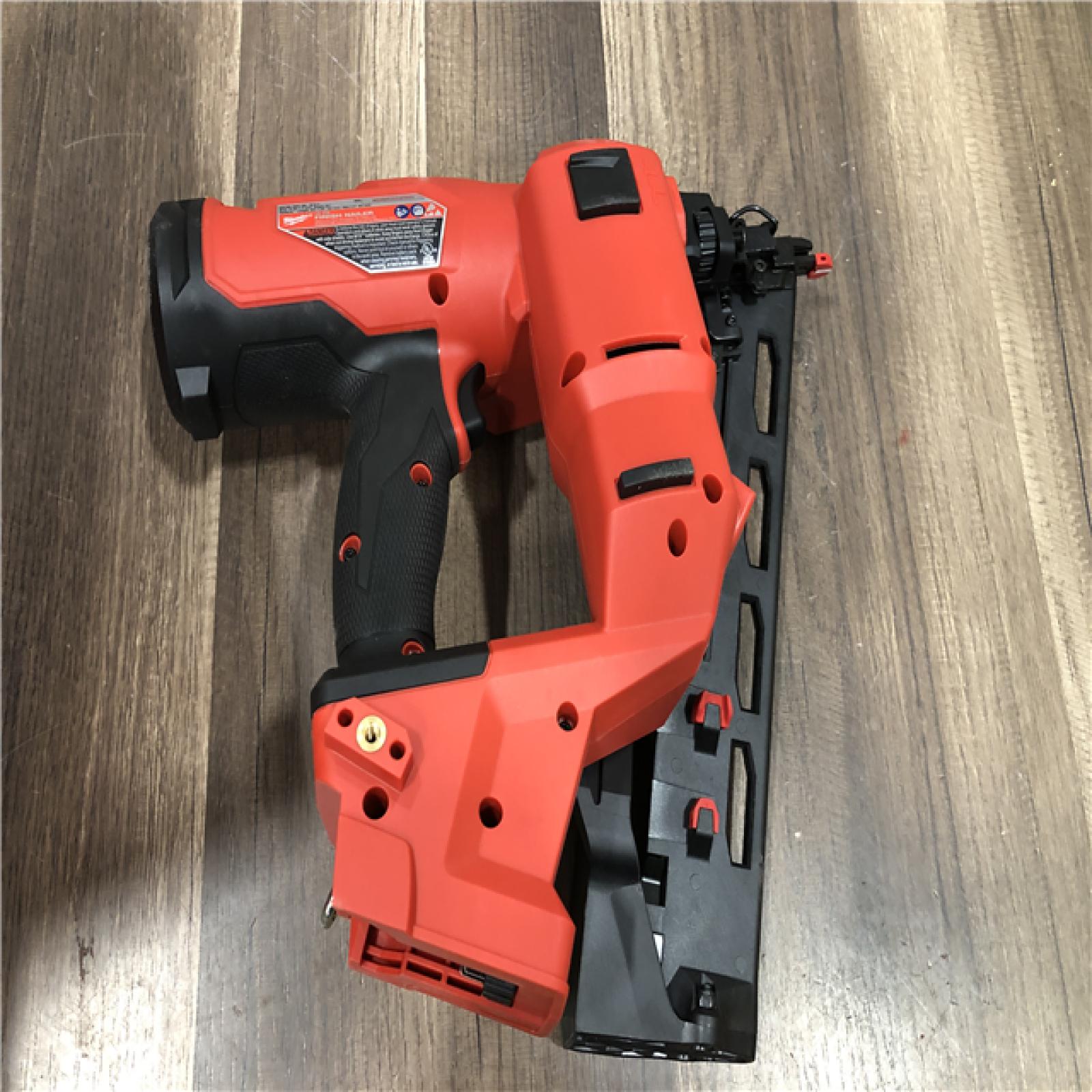 AS-IS Milwaukee FUEL 18-Volt Lithium-Ion Brushless Cordless Gen II 16-Gauge Angled Finish Nailer (Tool-Only)