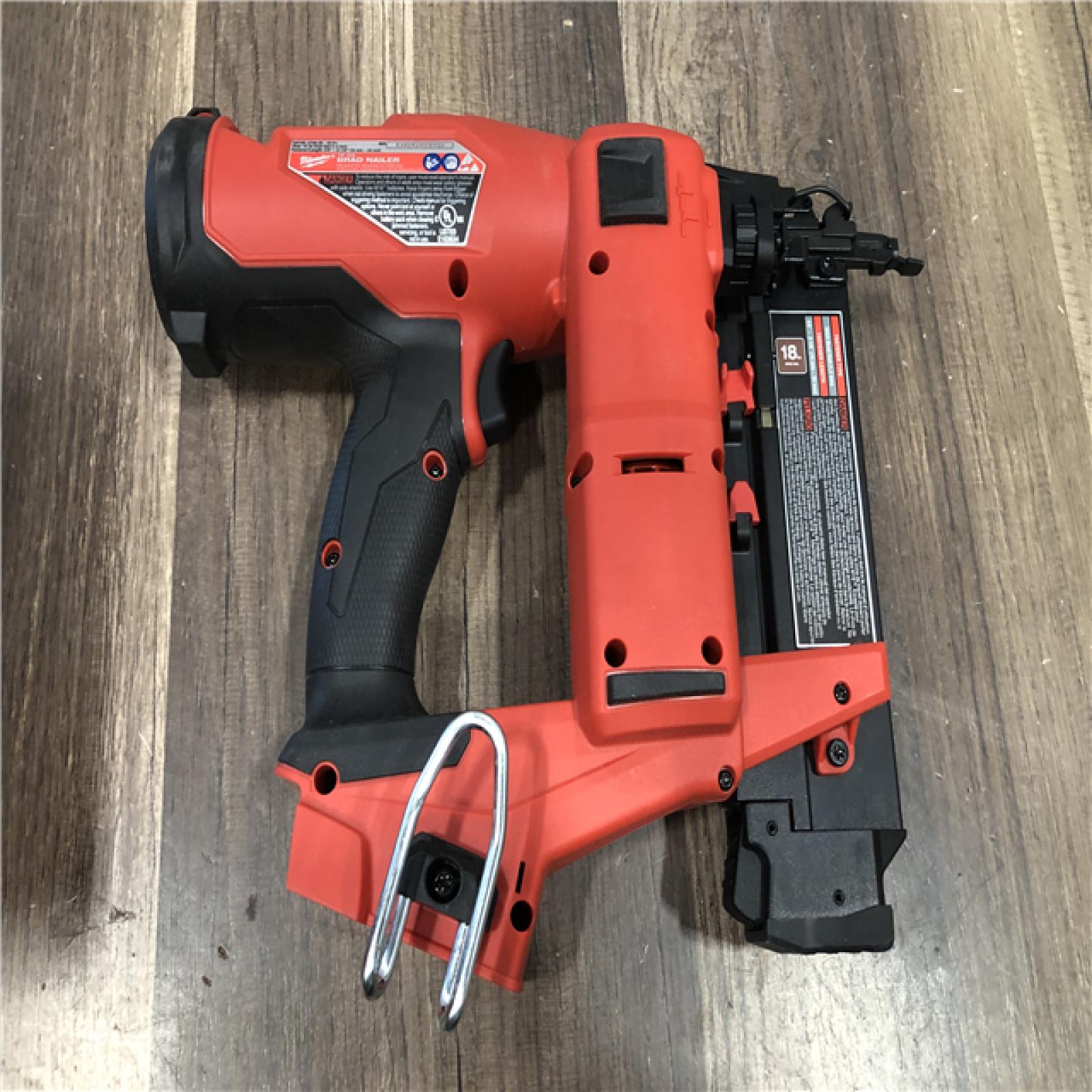 AS-IS Milwaukee  FUEL 18-Volt Lithium-Ion Brushless Cordless Gen II 18-Gauge Brad Nailer (Tool-Only)