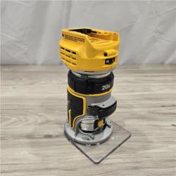 AS-IS Dewalt 20V MAX XR Brushless Cordless Compact Router (Tool Only)