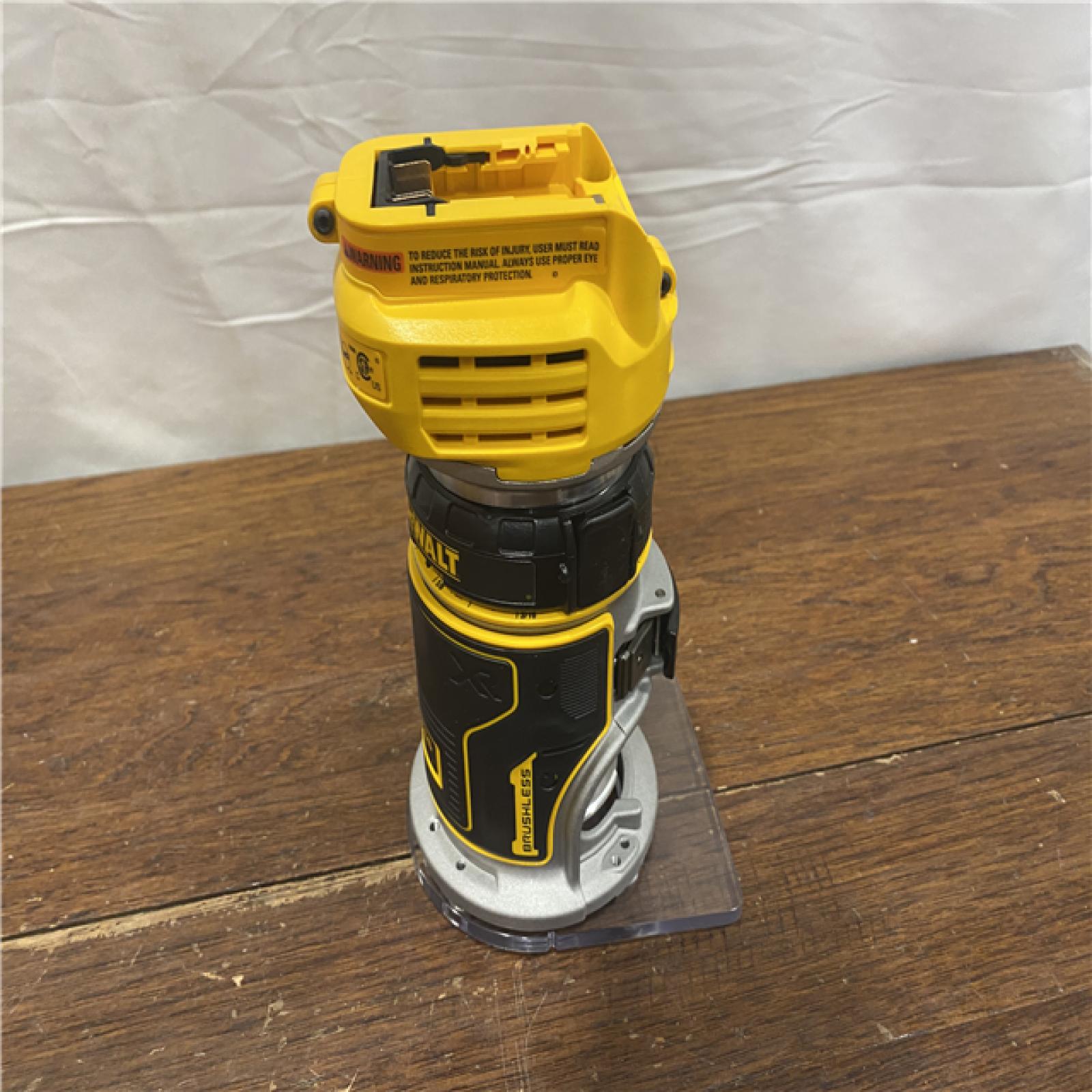 AS-IS Dewalt 20V MAX XR Brushless Cordless Compact Router (Tool Only)
