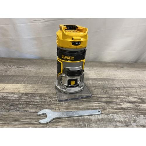 AS-IS DEWALT 20V MAX XR Cordless Brushless Fixed Base Compact Router (Tool Only)