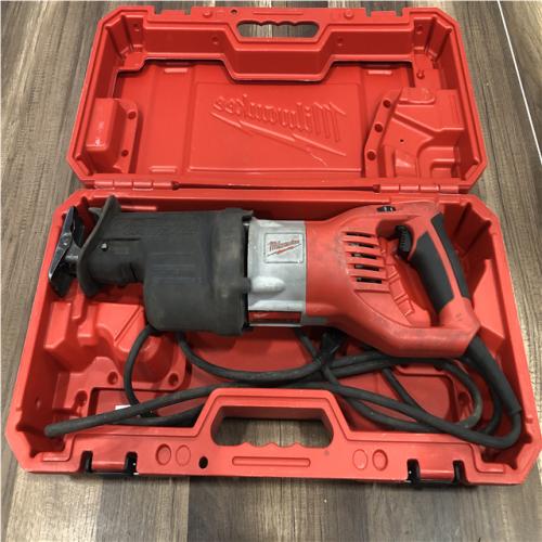 AS-IS Milwaukee 6538-21 15.0 Amp Super Sawzall Reciprocating Saw with Carrying Case