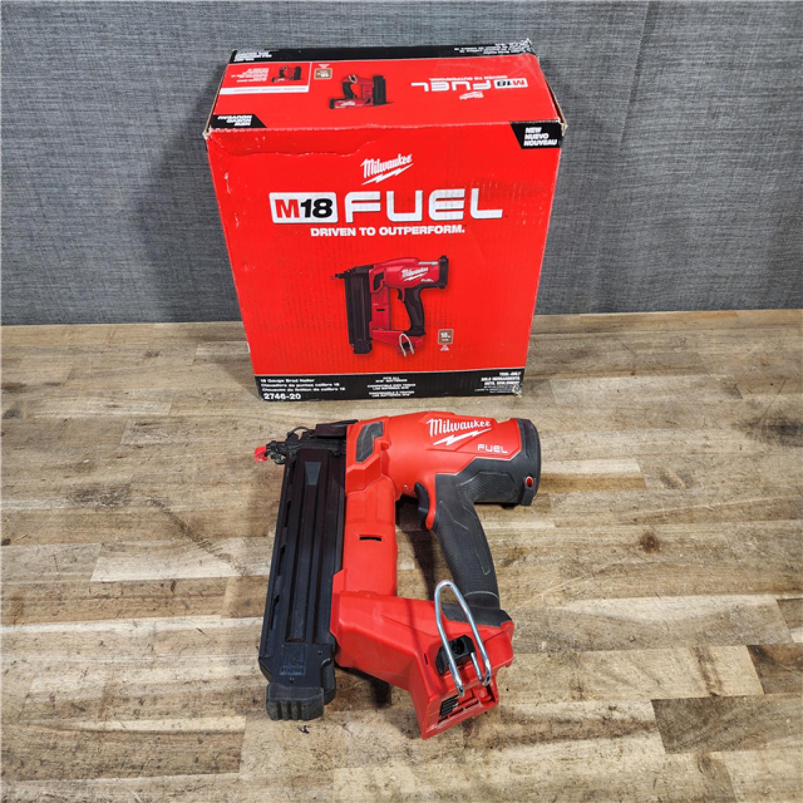 HOUSTON LOCATION - AS-IS Milwaukee FUEL 18-Volt Lithium-Ion Brushless Cordless Gen II 18-Gauge Brad Nailer (Tool-Only)
