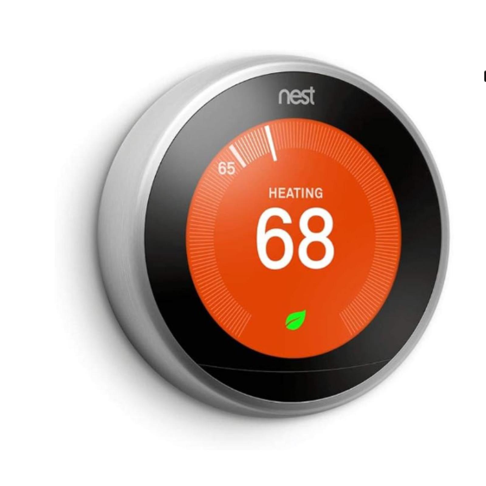 NEW! - Google Nest Learning Thermostat - 3rd Generation - Smart Thermostat - Pro Version - Works With Alexa