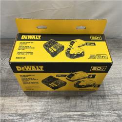 NEW - DEWALT 20V MAX Lithium-Ion Starter Kit with 4.0 Ah and 5.0 Ah Batteries and Charger