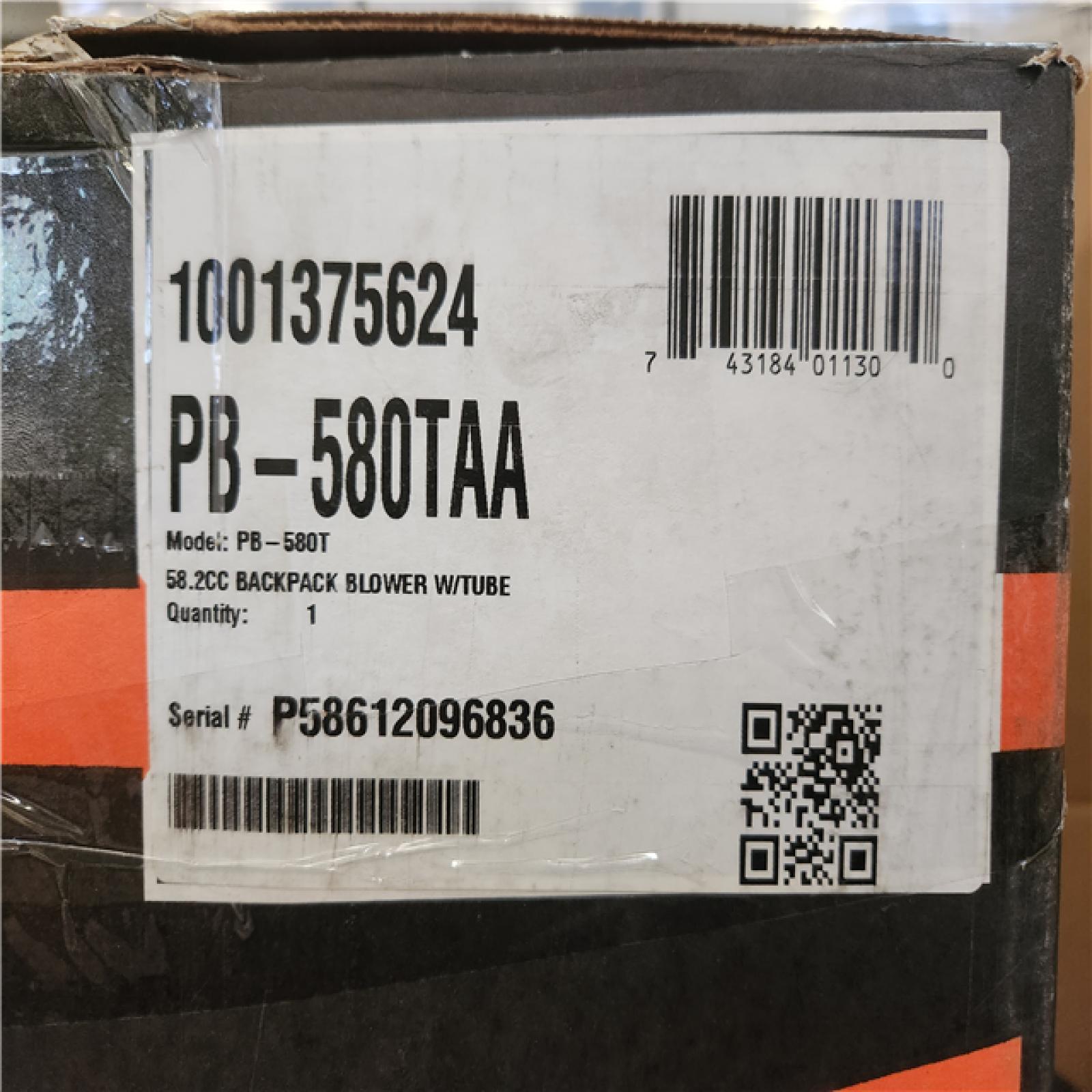 Phoenix AS-IS ECHO 216 MPH 517 CFM 58.2cc Gas 2-Stroke Backpack Leaf Blower with Tube Throttle