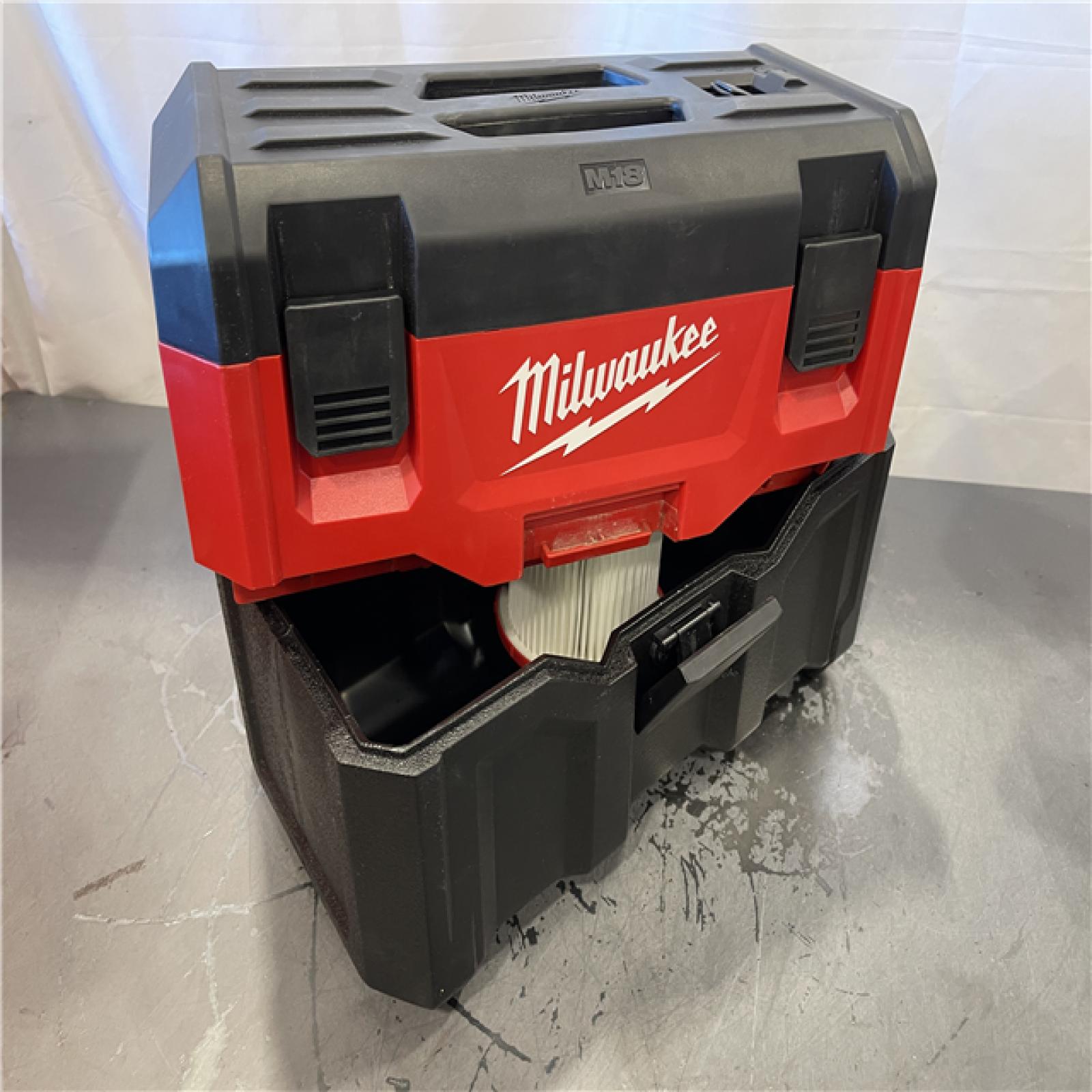 AS-IS - Milwaukee M18 18-Volt 2 Gal. Lithium-Ion Cordless Wet/Dry Vacuum