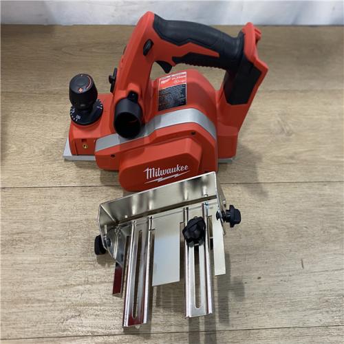 AS-IS Milwaukee 18V Lithium-Ion Cordless 3-1/4 in. Planer (Tool-Only)