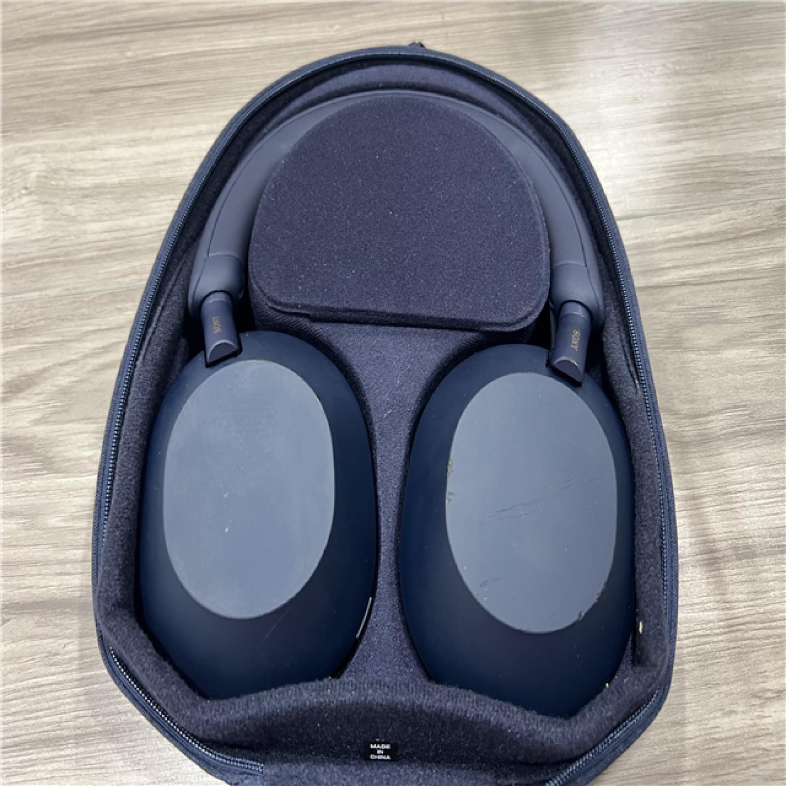 AS-IS Sony - WH-1000XM5 Wireless Noise Cancelling Over-the-Ear Headphones - Blue