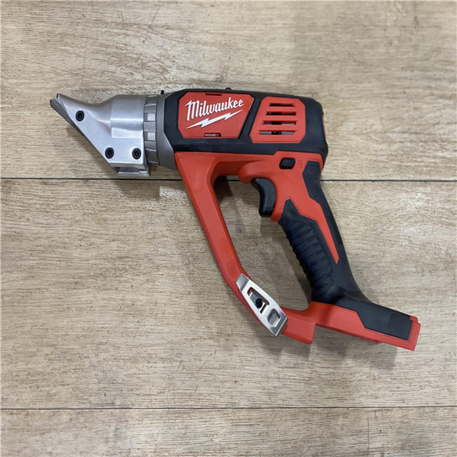 AS-IS Milwaukee 18-Volt Lithium-Ion Cordless 18-Gauge Double Cut Metal Shear (Tool-Only)