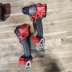 HOUSTON LOCATION - AS-IS MILWAUKEE FUEL 18V Lithium-Ion Brushless Cordless Hammer Drill and Impact Driver Combo Kit (2-Tool) with 2 Batteries